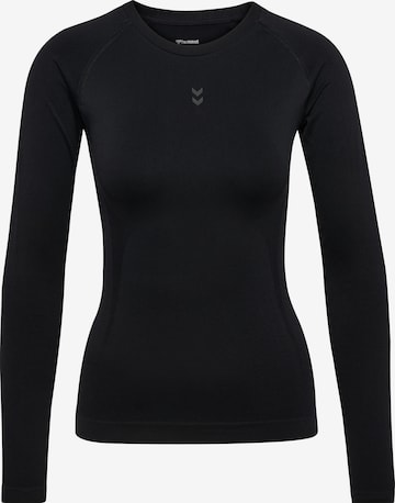 Hummel T-shirt in Schwarz: Vorderseite