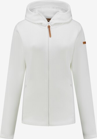 MGO Zip-Up Hoodie 'Lotta' in White: front