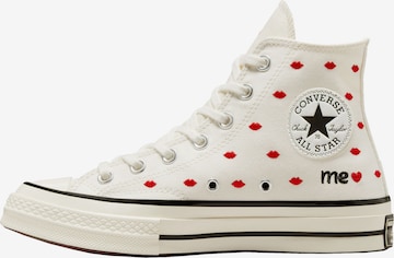 CONVERSE High-Top Sneakers in White: front