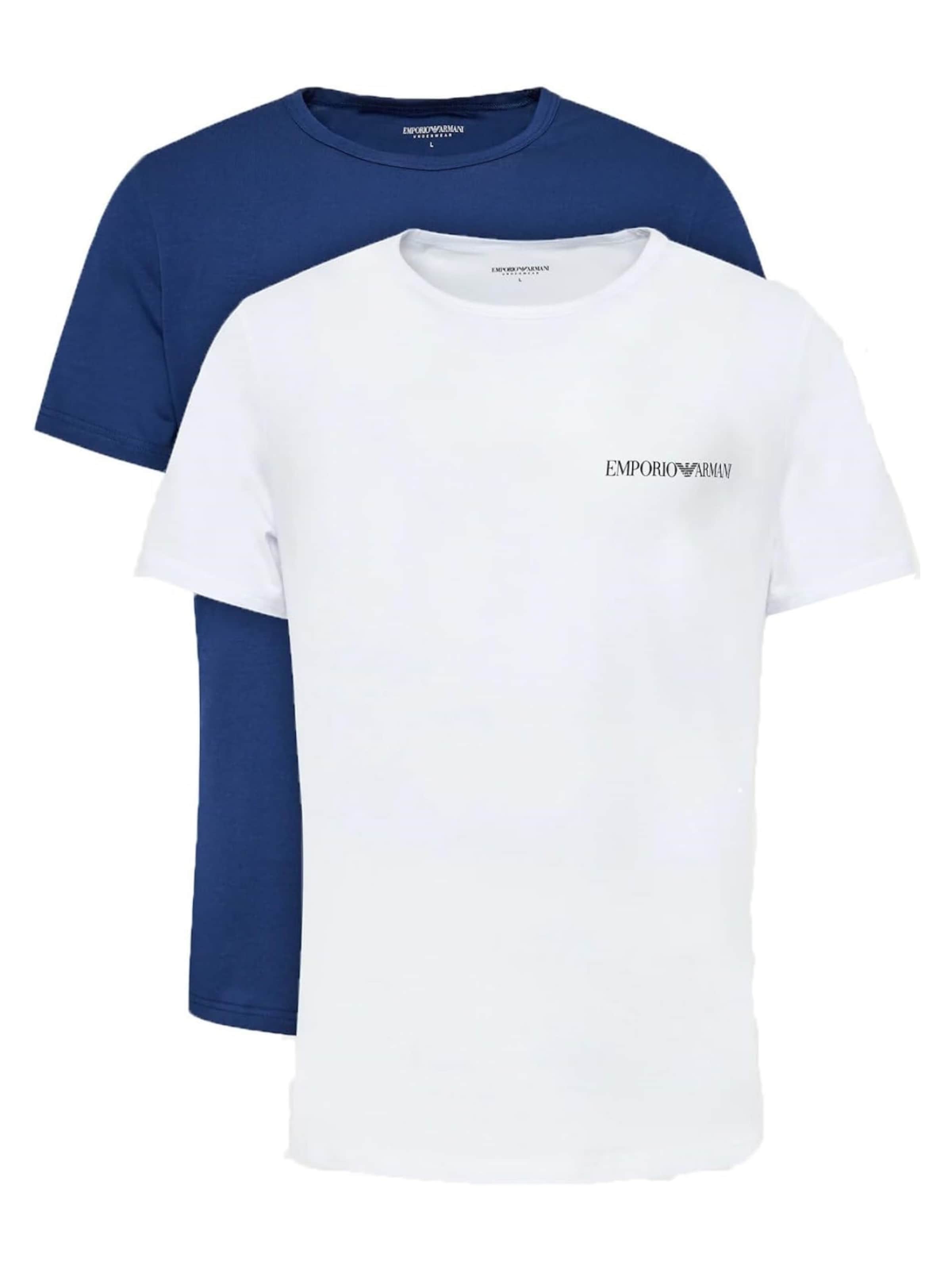 Emporio Armani Tričko – modrá: přední strana