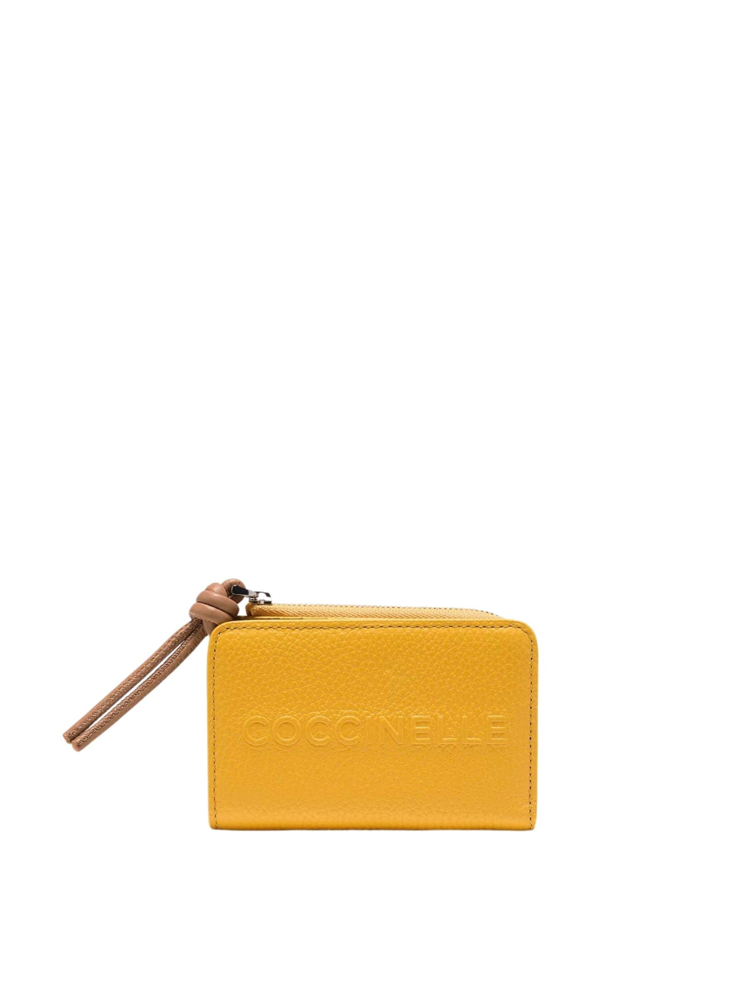 Coccinelle Wallet 'COCCINELLE MYRTHA MAXI' in Yellow: front