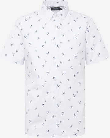 BURTON MENSWEAR LONDON Regular fit Button Up Shirt in White: front