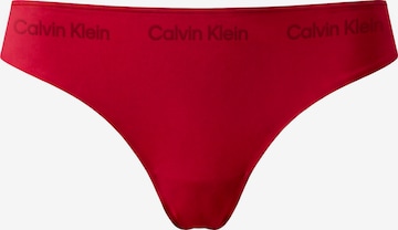 String Calvin Klein en rouge : devant