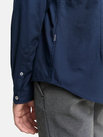 TOM TAILOR Slim Fit Hemd in Blau