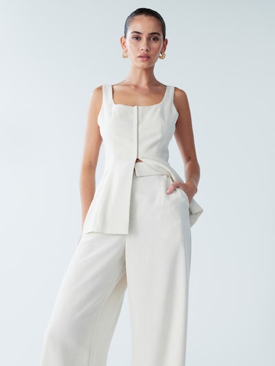BWLDR Pantalon 'Amare' en nude, Vue avec produit