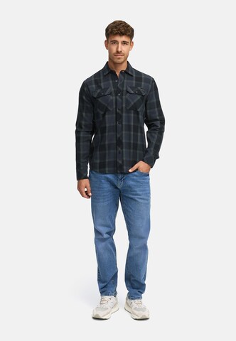INDICODE JEANS Regular fit Overhemd 'Poma ' in Blauw