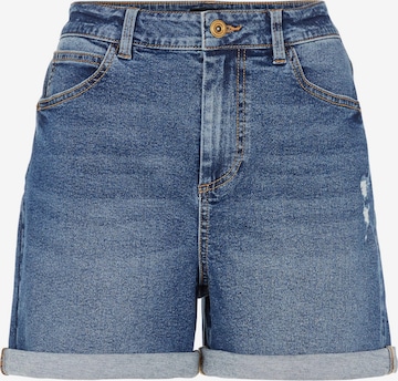 PIECES Regular Shorts 'Pacy' in Blau: predná strana