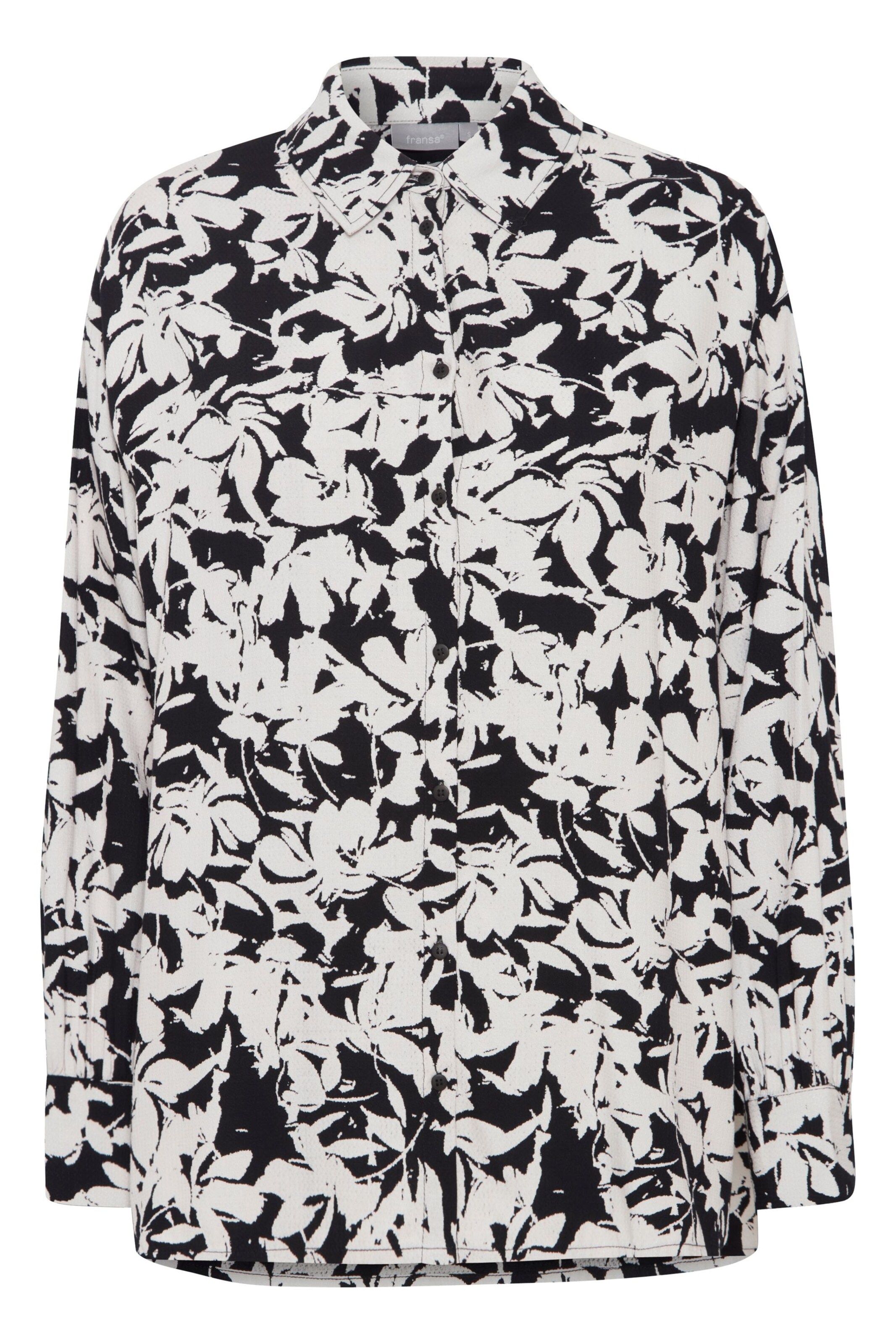 Chemisier 'Cina' Fransa en blanc : devant