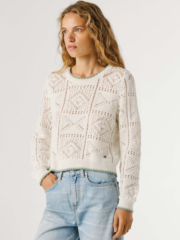 Pepe Jeans Pullover 'Kas' in Weiß