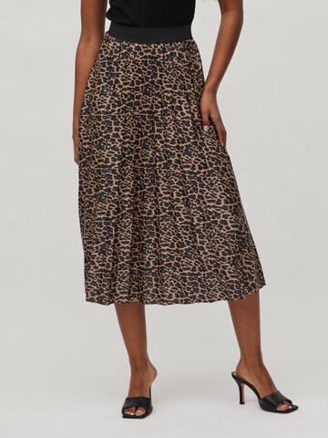 VILA Skirt 'Nitban' in Brown: front