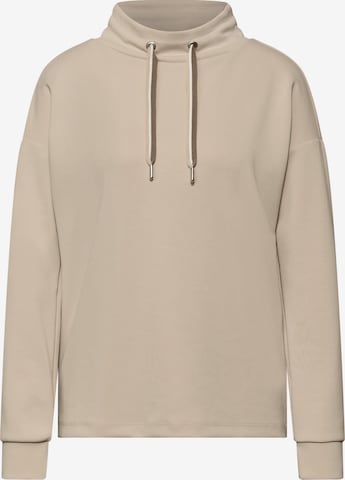 STREET ONE Sweatshirt in Beige: front