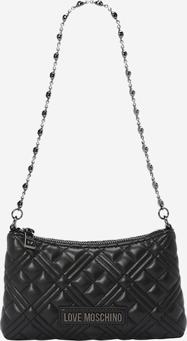 Love Moschino Shoulder Bag in Black: front