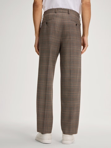 JOOP! Regular Bandplooibroek 'Rennet' in Bruin