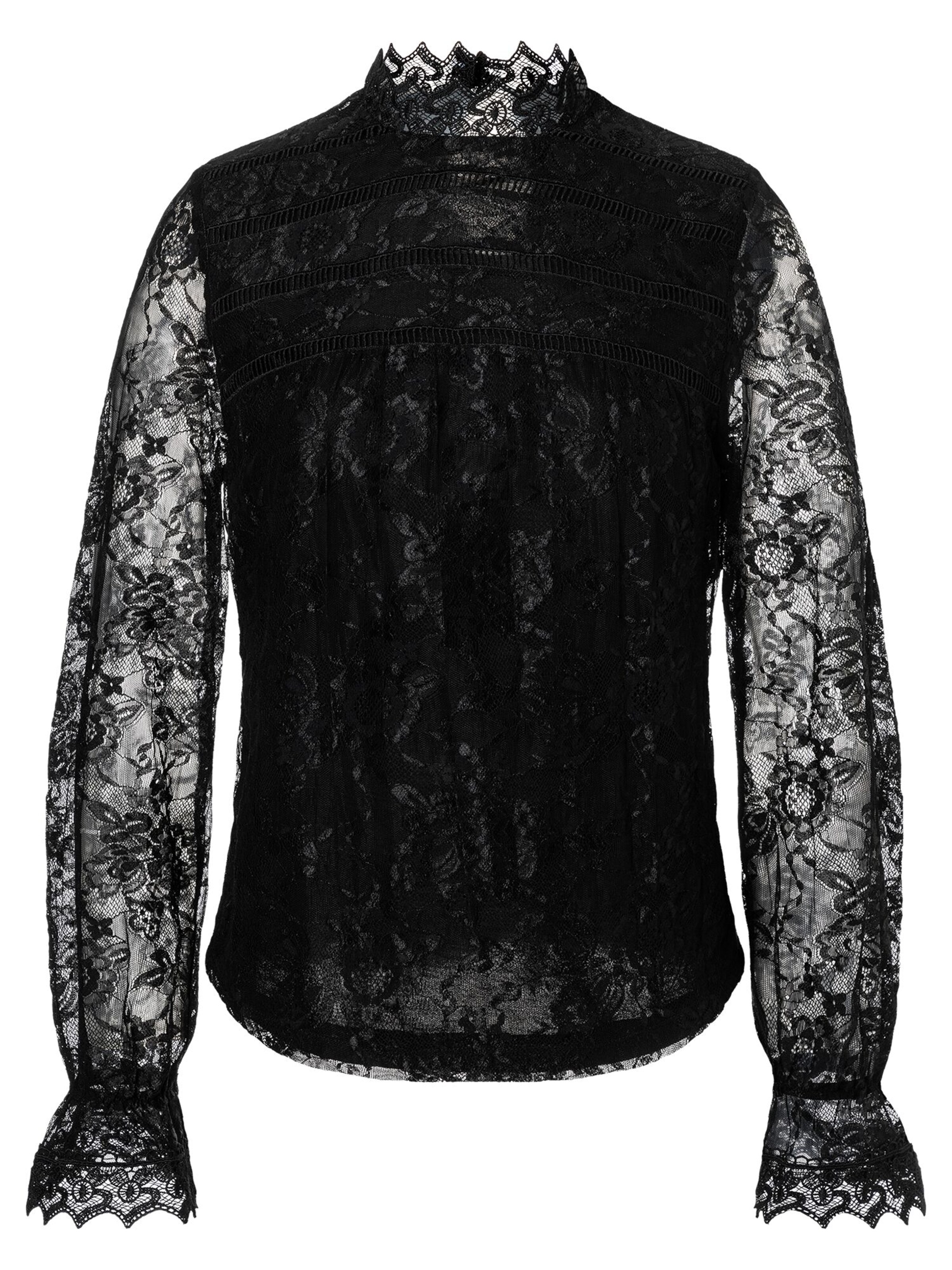 MORE & MORE Bluse in Schwarz: Vorderseite