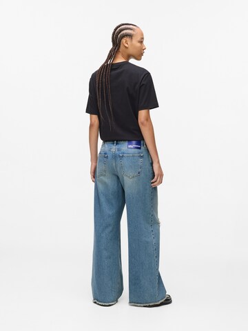 KARL LAGERFELD JEANS Wide leg Τζιν σε μπλε