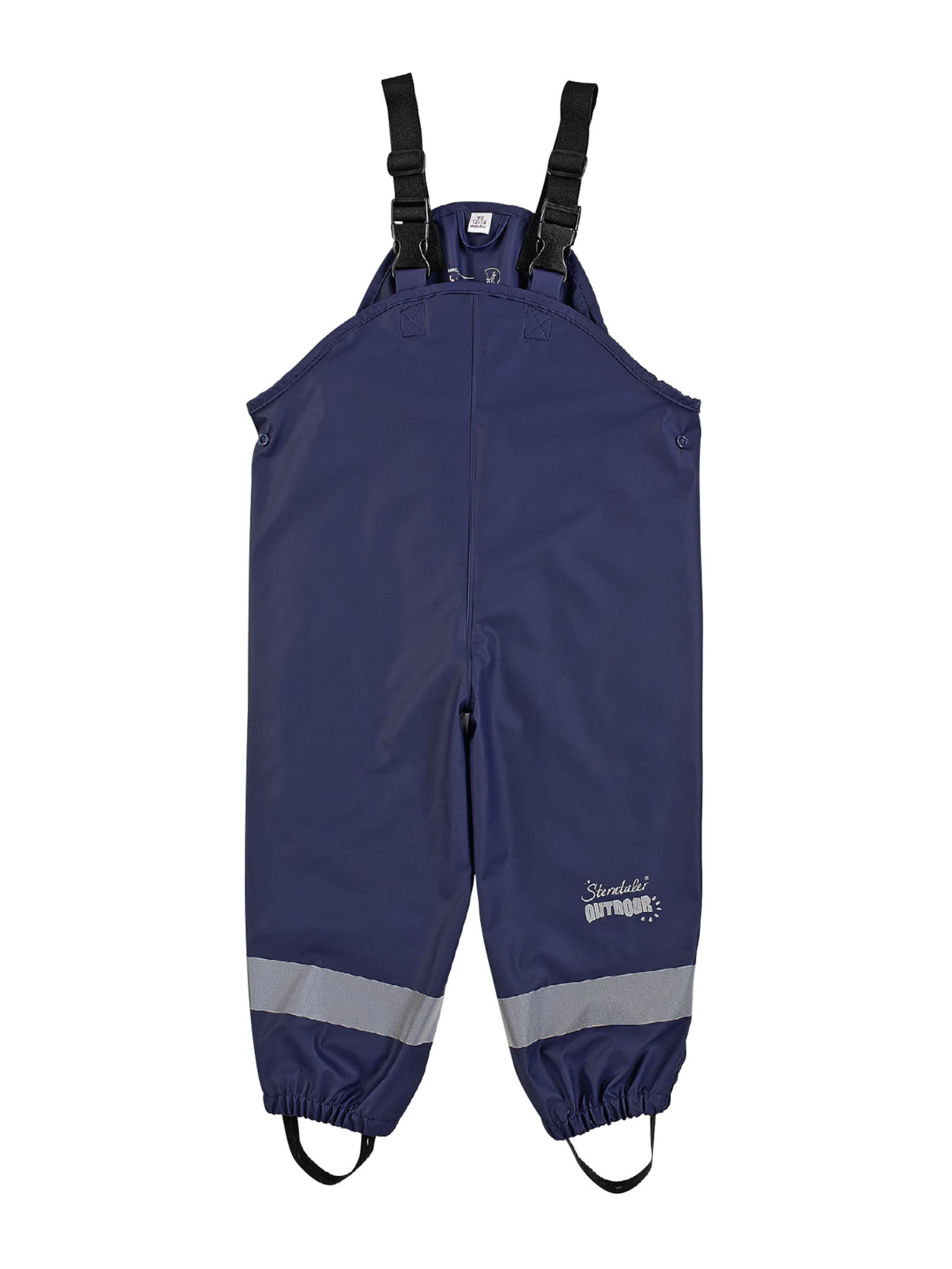 STERNTALER Regular Regenträgerhose in Blau: Vorderseite