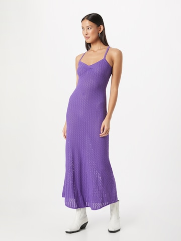 Robes en maille 'Taliana' Designers Remix en violet : devant
