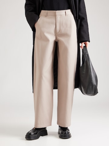 & Other Stories Bő szár Nadrág 'Felia' - bézs: elől