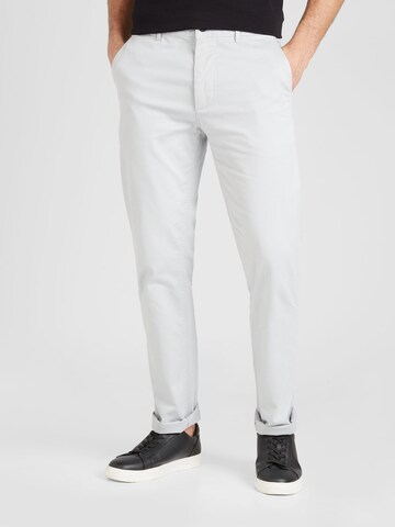 BOSS Slimfit Chino nadrág - szürke: elől