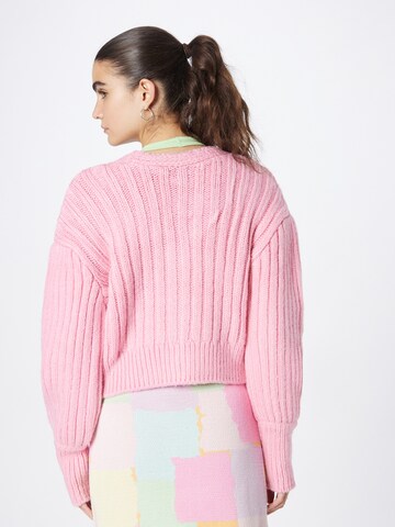 River Island Knit Cardigan in Pink