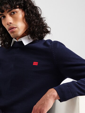 HUGO Trui 'San Cassius-C1' in Blauw