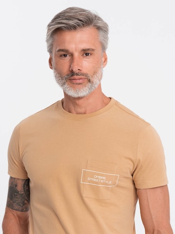 Ombre Shirt 'S1742' in Beige