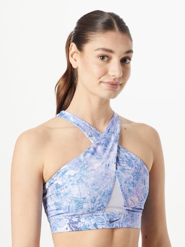 NIKE Bralette Sports top in Blue: front