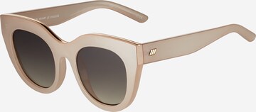 LE SPECS Zonnebril 'Air Heart' in Beige: voorkant