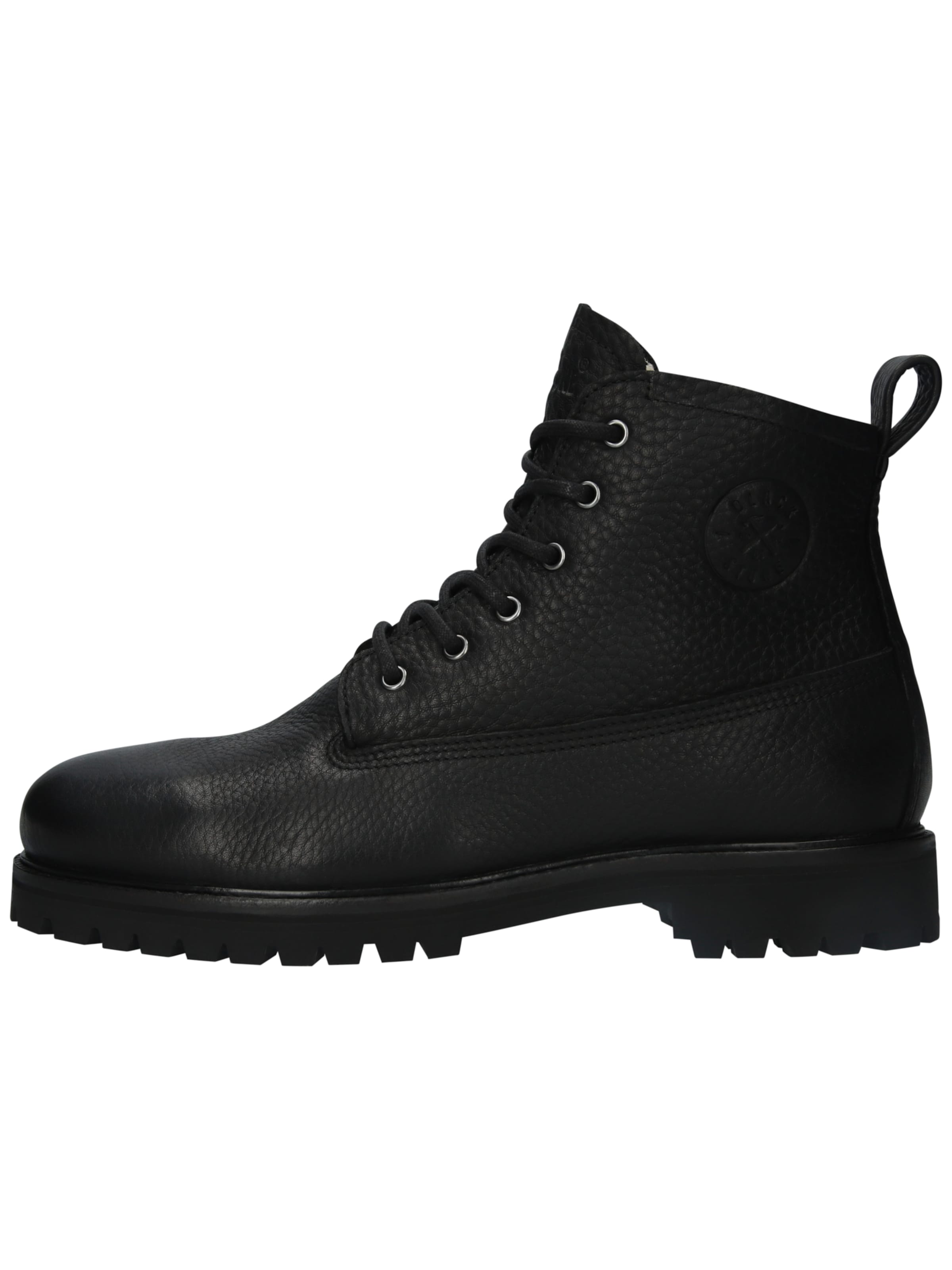 BLACKSTONE Boots med snörning 'Rock Hardy OM62' i svart: framsida