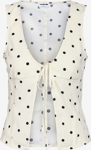 balta Noisy may Palaidinė be rankovių: priekis