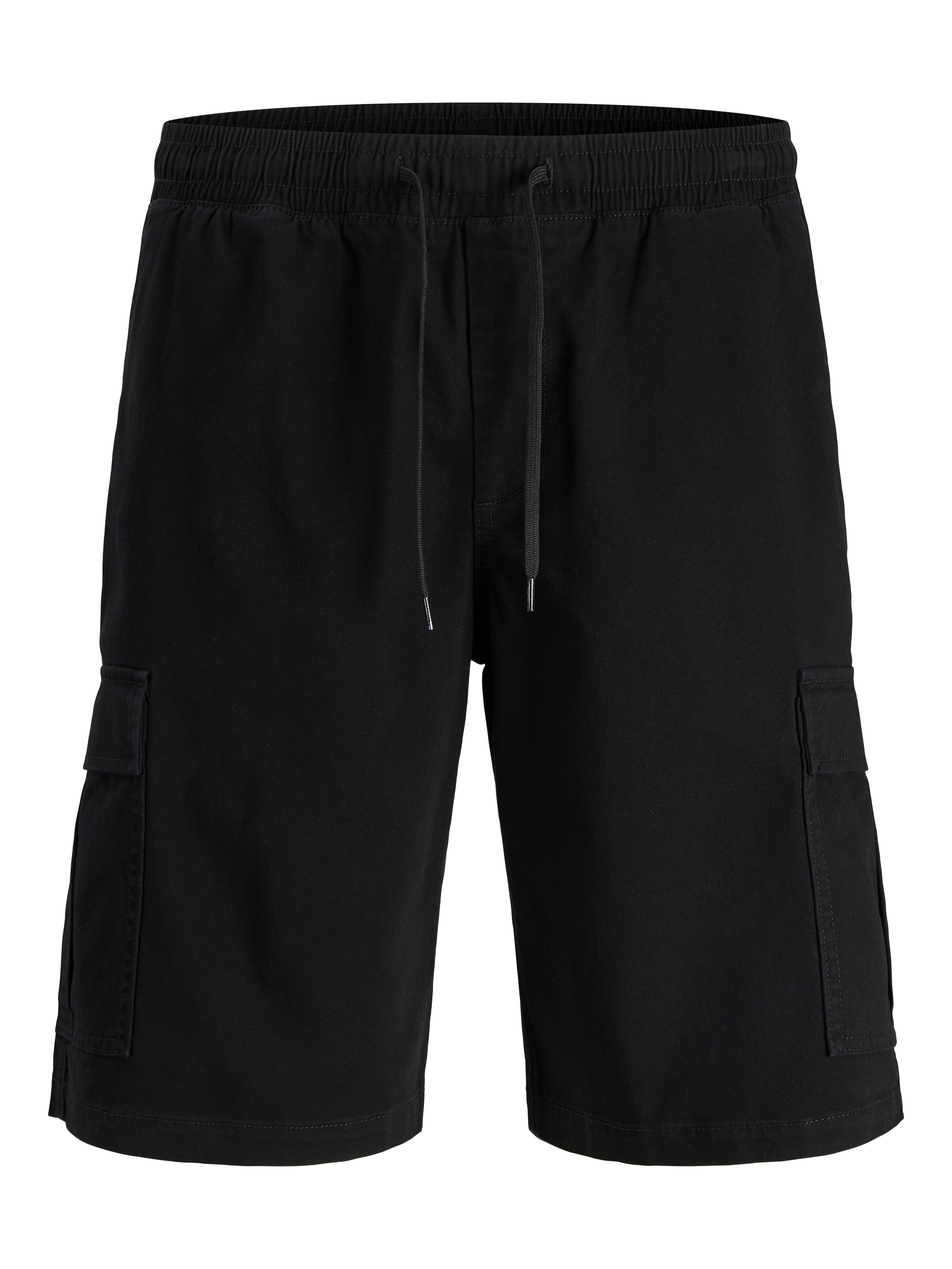 Jack & Jones Plus Pants in Black: front