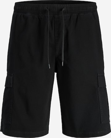 Jack & Jones Plus Pants in Black: front