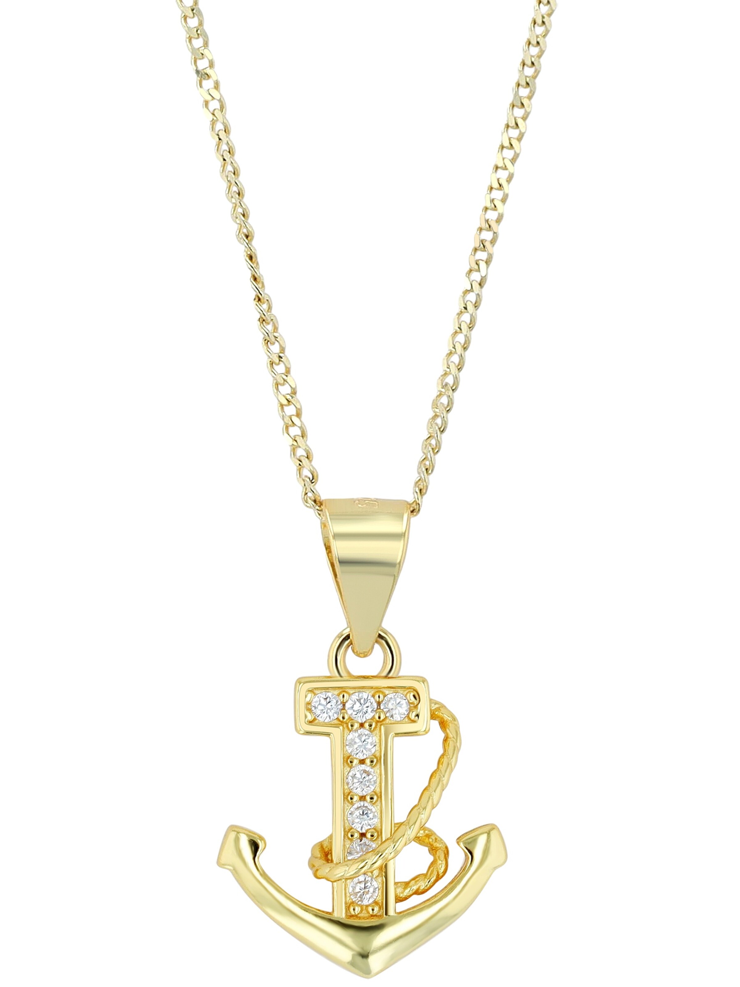 Akzent Pendant 'Tono, 925 Sterlingsilber, langlebig' in Gold: front