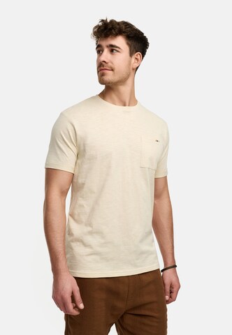 INDICODE JEANS Shirt 'Andorra' in Beige