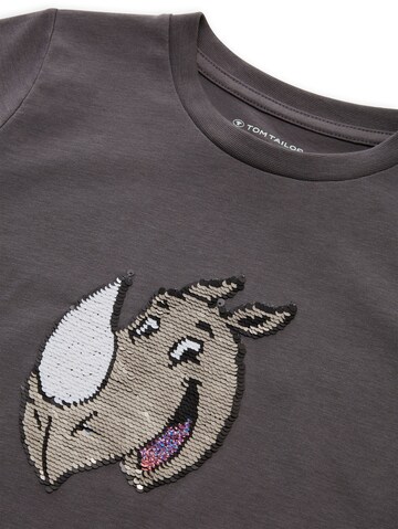 T-Shirt TOM TAILOR en gris