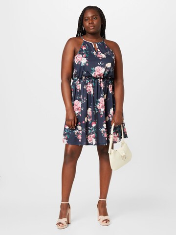 Robe 'Juliena' ABOUT YOU Curvy en bleu