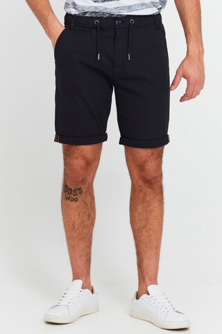 !Solid Regular Chino 'Laris' in Zwart: voorkant