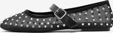 Ballerines à lanières Derimod en noir : devant