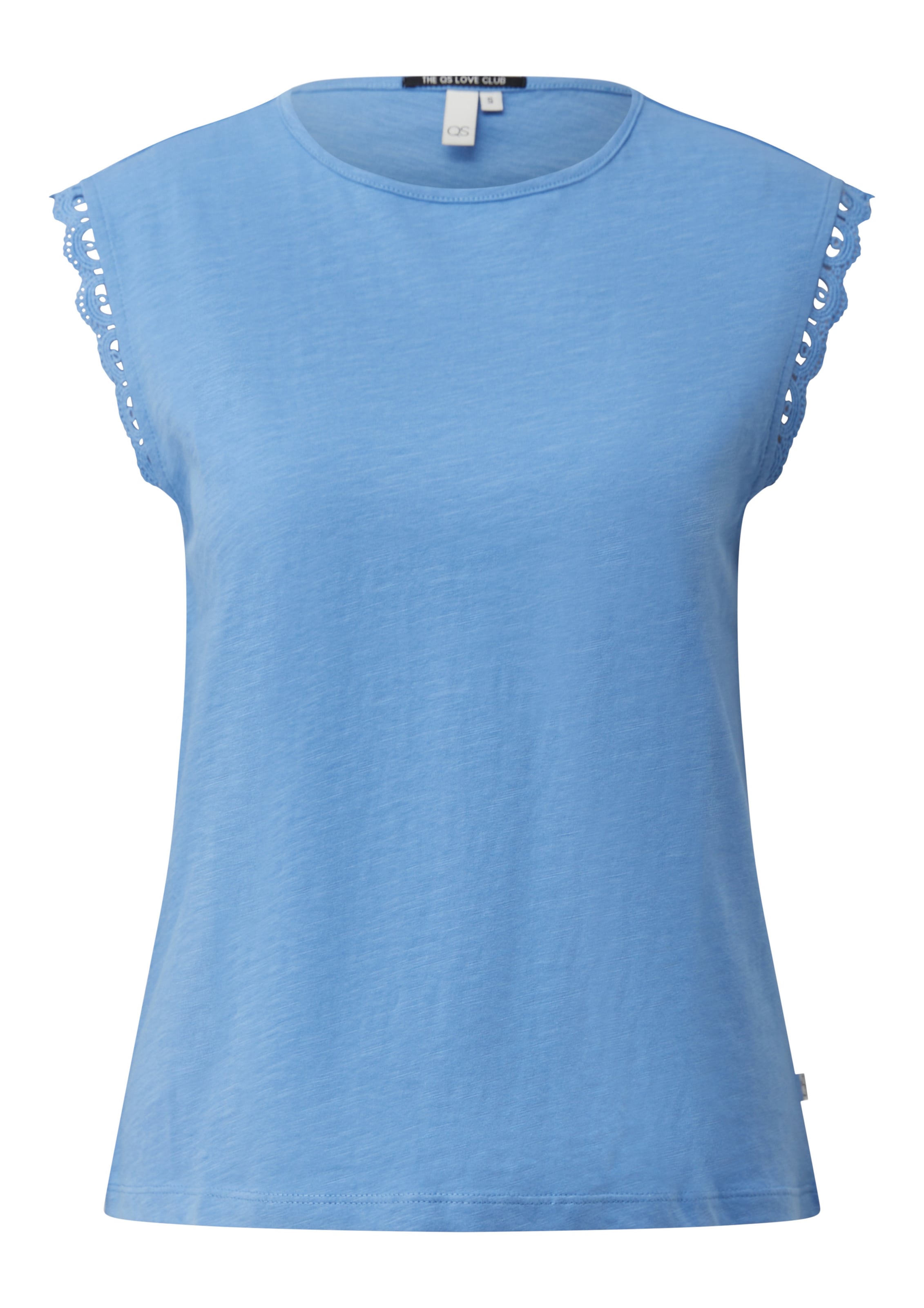 QS T-Shirt in Blau: Vorderseite