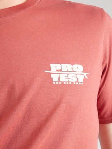 PROTEST T-Shirt 'Baio' in Rot