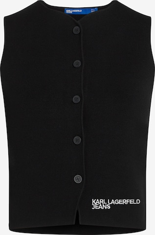 KARL LAGERFELD JEANS Neuleliivi värissä musta: etupuoli