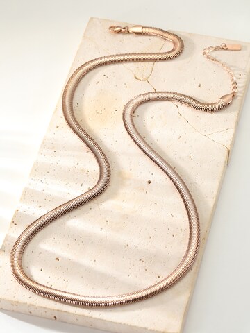 Hey Happiness Ketting 'Snake Bold' in Goud