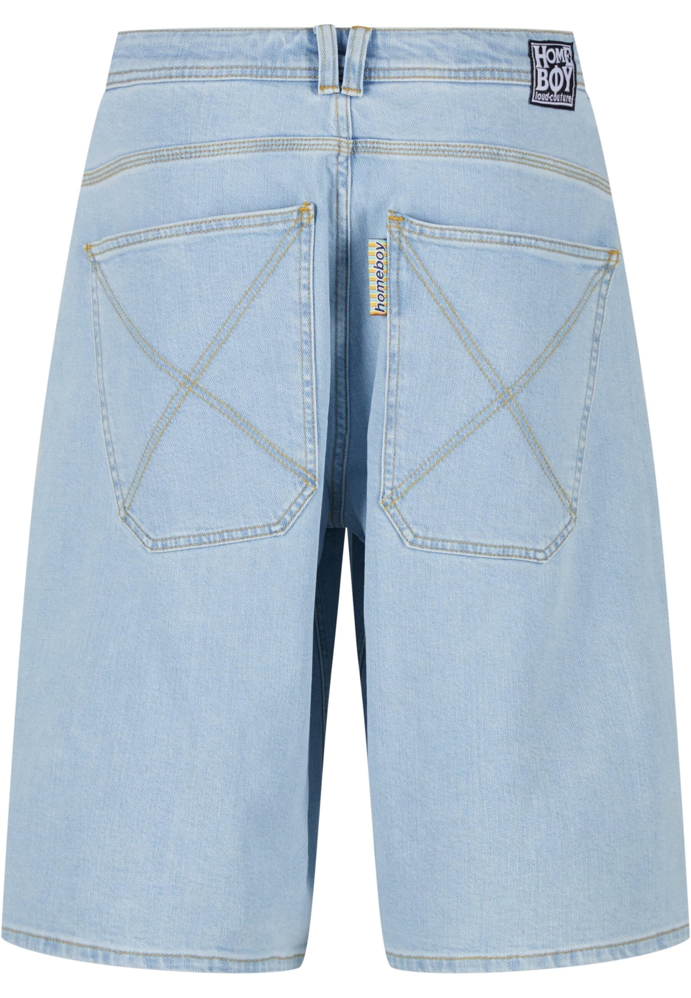 HOMEBOY Široke hlačnice Kavbojke 'Monster' | modra barva