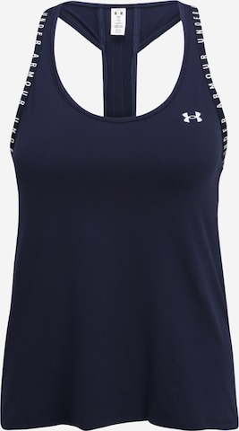 Haut de sport 'Knockout' UNDER ARMOUR en bleu : devant