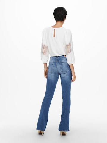 ONLY Flared Jeans 'Hush' in Blau