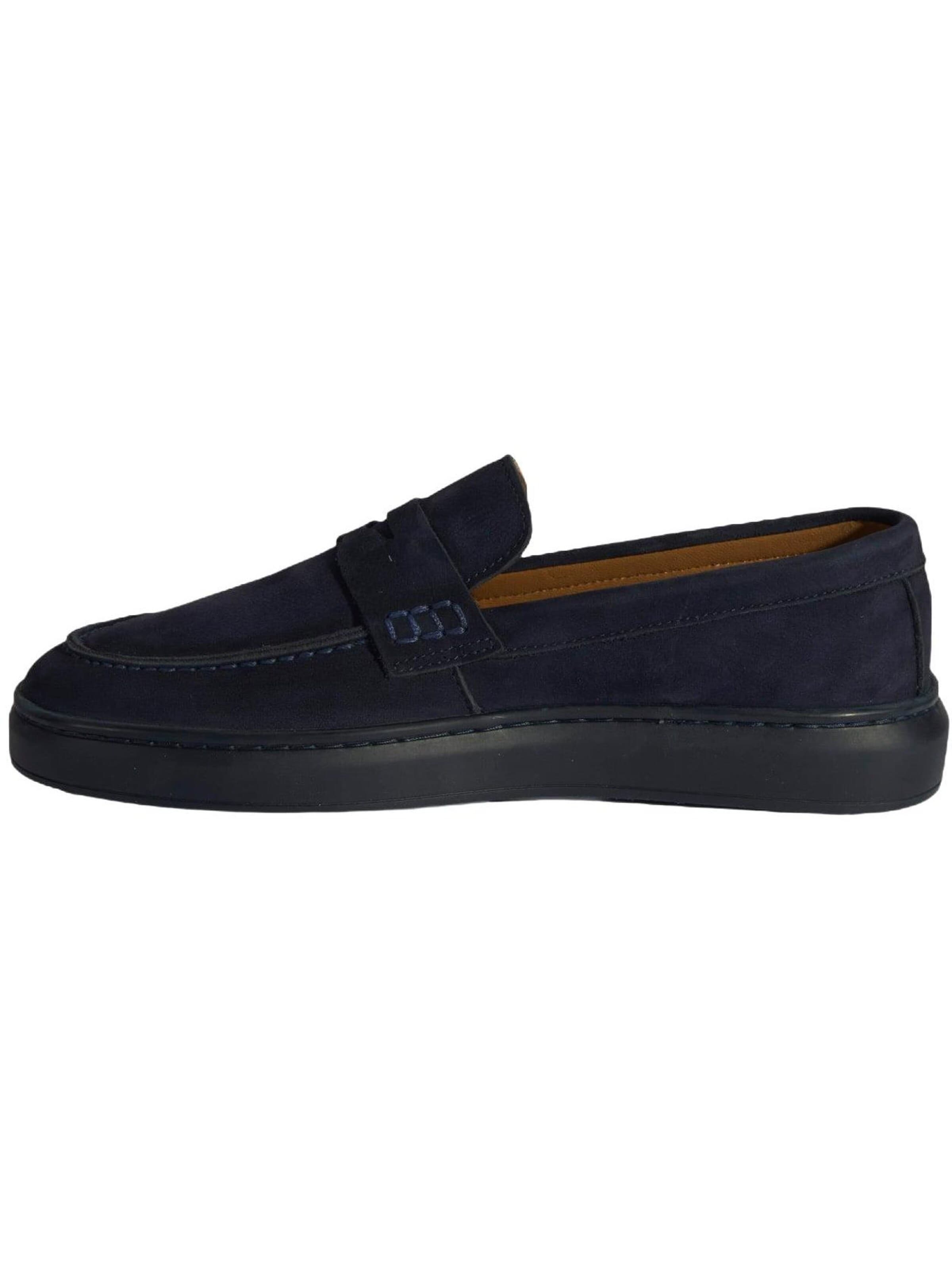 Desa Moccasins 'Slip-Ons' in Blue: front