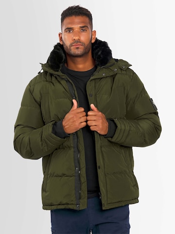 Alessandro Salvarini Winter jacket in Green: front