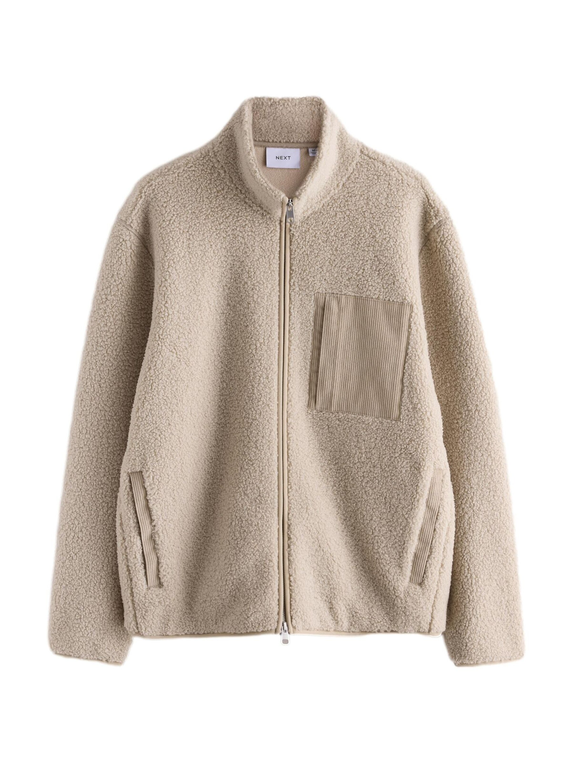Giacca di pile di Next in beige: frontale