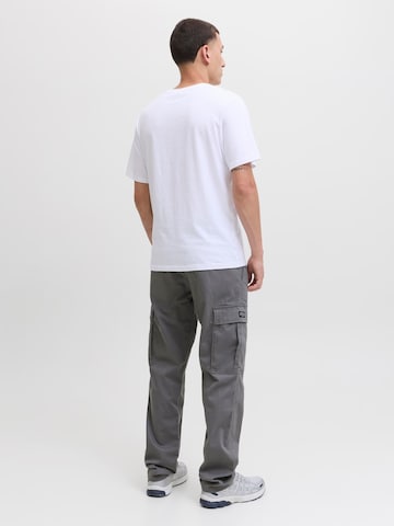 JACK & JONES Свободный крой Брюки-карго 'JPSTKANE JONNIE' в Серый