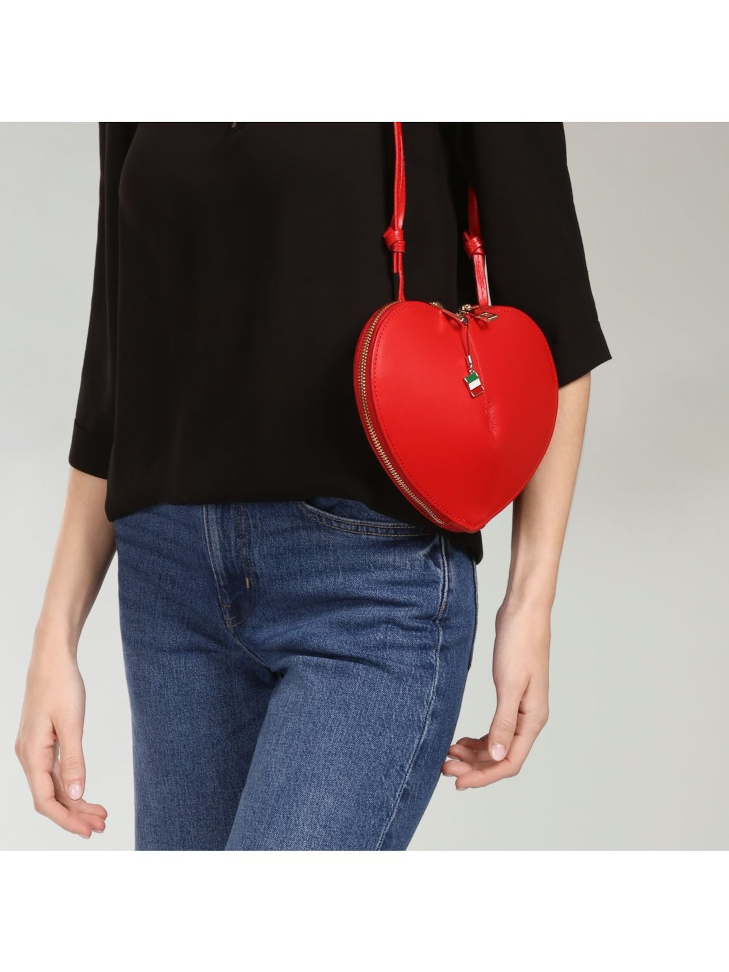 Florence Shoulder Bag in Red